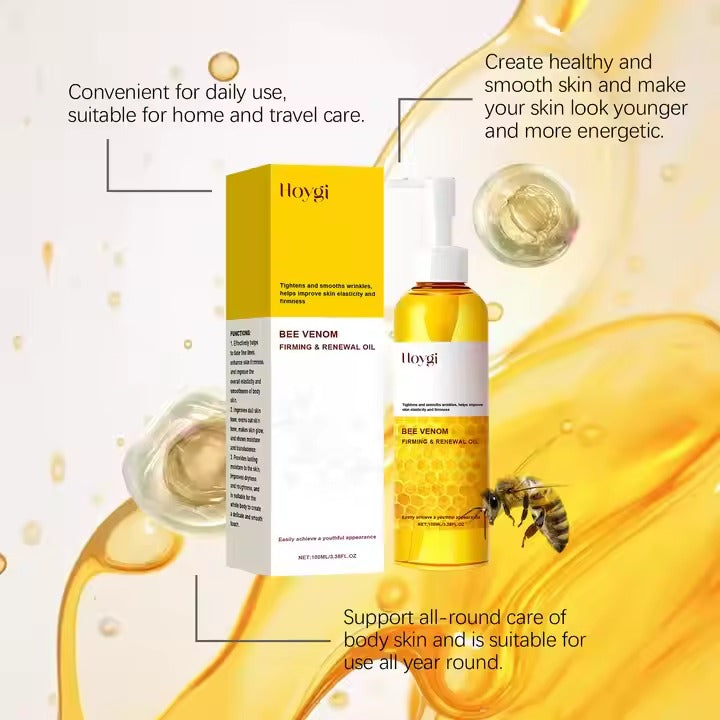 Bee venom firming and renewal oil