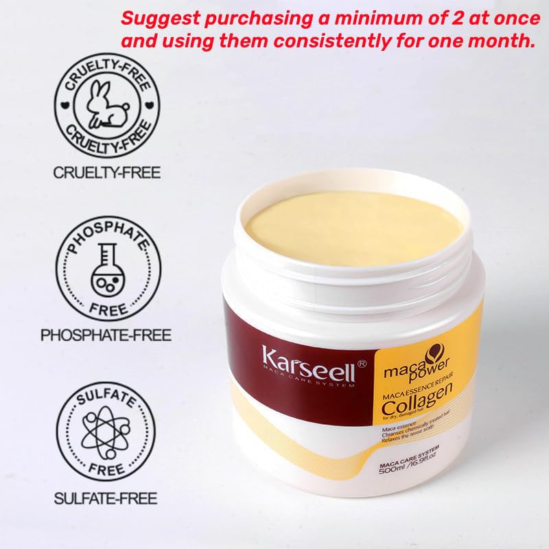 Karseell Collagen Deep Repair Hair Mask 500ml