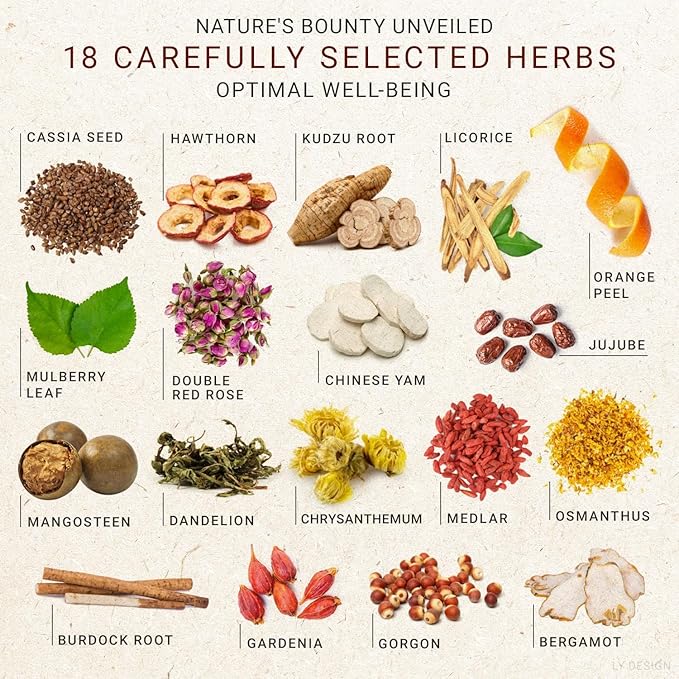 18 flavors liver care tea