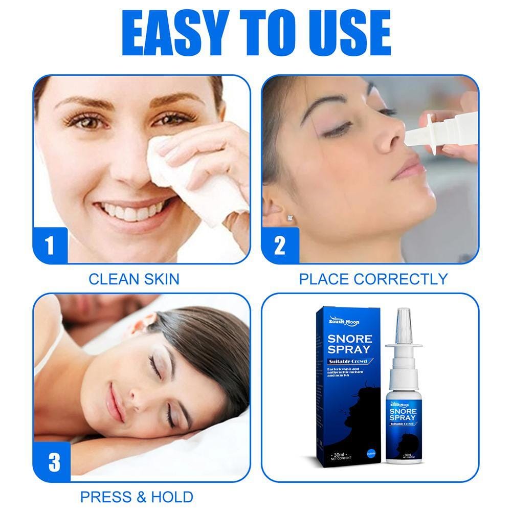 Snore Spray al Ingredients Reduce Snoring Improve Nasal Congestion Relieve Rhinitis