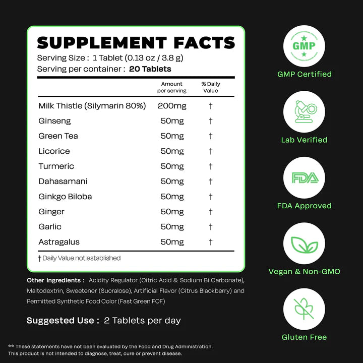 Liver Detox Effervescent Tablet