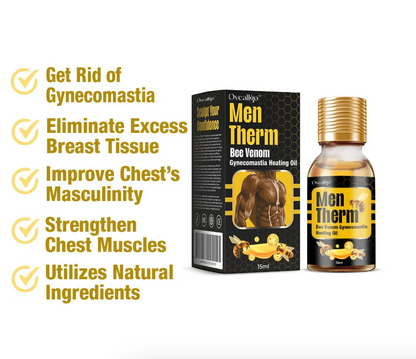 MenTherm Bee Venom Gynecomastia Heating Oil